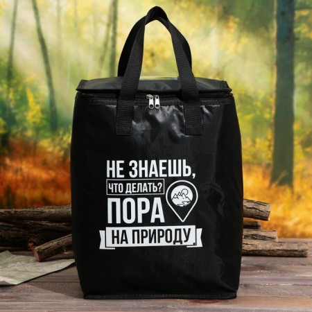 Термосумка «Пора на природу», 25 л-2