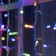 Garland "Curtain" 2 x 3 m, IP65, UMS, white thread rubber, 760 LED, glow of multi, 220 V