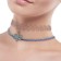 Choker and beads, 3 pieces, a set of jewelry, cold heart