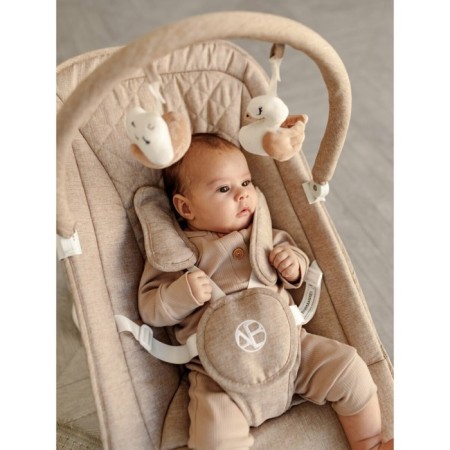 Electric shafts children's Amarobaby Happy Swing, beige color-22