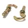 Anchor bolt of scrap, with a hook, galvanized, 12x70 mm, 30 pcs