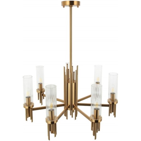 STILFORT 2170/05/05/07P GRAFF, 7x40W, E14, 660x660x765 mm, bronze color-3