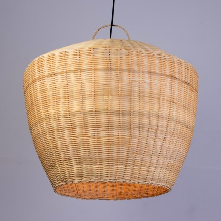 Lamp ceiling from the rattan "Daniel" 1x120W, E27, 60x60x50 cm-2