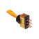 Tumbbler single -pole with yellow LED indication, 12 V, 20 A, 3 contacts