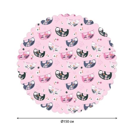 The tablecloth “Flower slots”, round, Saten, d = 150 cm-1