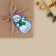 Schildik decorative for the gift "Snowman", 4.2 x 7 cm, New Year