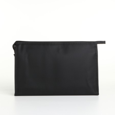 Cosmetic bag with lightning, black color-1