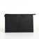 Cosmetic bag with lightning, black color