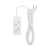 Extension cord Standard 2 nests, 3m, 2x1.0mm², b/s, white rexant