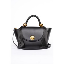 Women's bag, eco -leather, Versse black, 27x13x19 cm