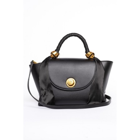Women's bag, eco -leather, Versse black, 27x13x19 cm