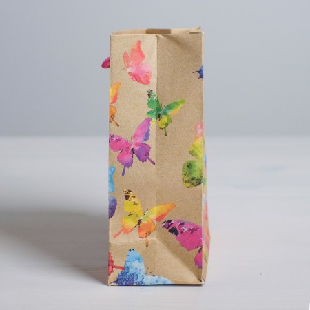 Package Gift Craft Vertical, Packaging, "Butterflies", Ml 23 x 27 x 11.5 cm-1