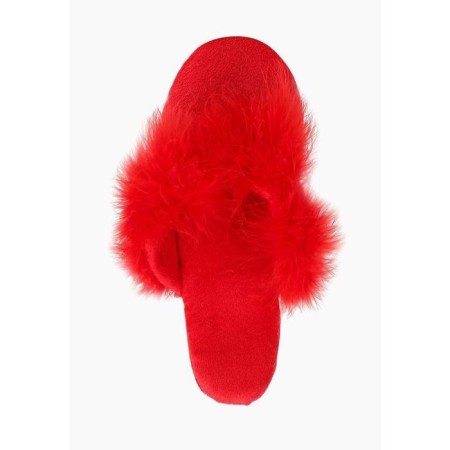 Slippers # 1 female, size size 39, burgundy color-2