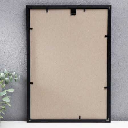 Photo frame plastic 21x30 cm black (589)-2