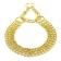 Collar - half -knitwear three -row, 50 cm, wire thickness 2.5 mm, golden