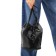 A chain for a bag, plastic, 17 × 23 mm, 120 cm, black color