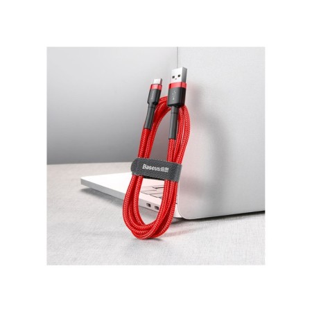 Cable Baseus, Type -C - USB, 2 A, 3 m, red-3