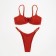 Separate Minaku swimsuit, red -haired size 48