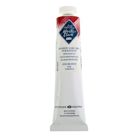 Oil paint in the tube 46 ml, ZHK "Master Class", red kaplak durable, 1104339