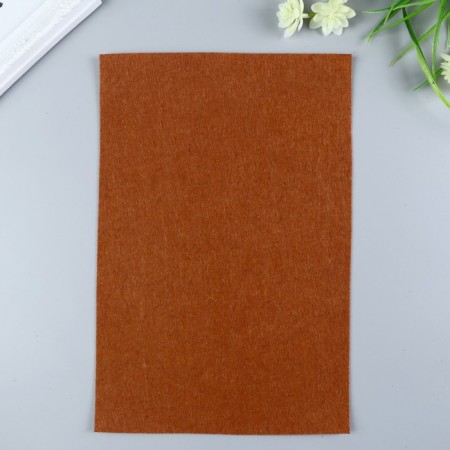 Soft felt 1 mm 20x30 cm brown