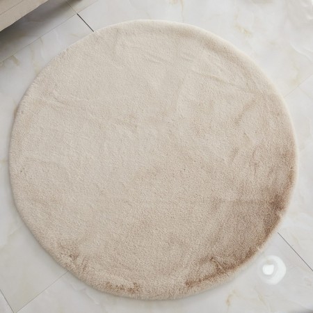 Plush mat Sofi de Marko, size 150x150 cm, beige color-1
