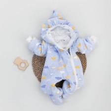 Комбинезон детский KinDerLitto «Ассорти. Облачка», рост 74-80 см, цвет голубой