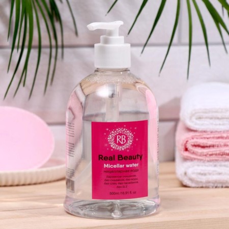 Micellar water Real Beauty to remove makeup, 500 ml