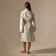 Welfare Women's bathrobe SL Home: Chess "Blanc de Blanc", size S, 100% cotton, 340 g/m2
