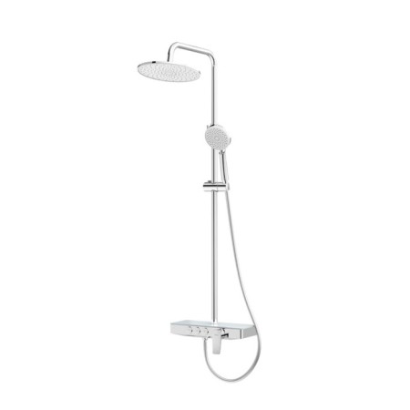 Shower system IDDIS SheLFY SheSB3BI06, tropical shower, shower, brass, chrome