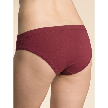 Female cowards, size 46, burgundy color-1