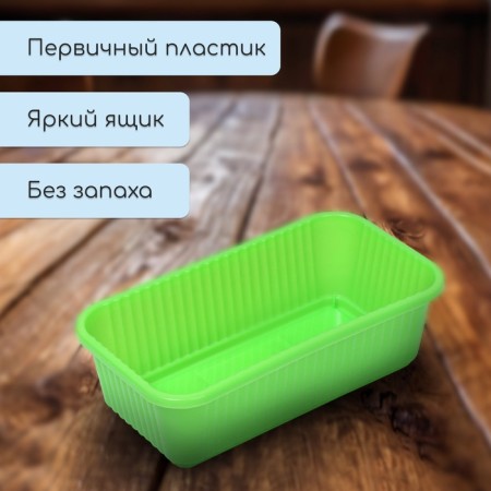 Box for seedlings, 28.5 × 15.5 × 8.5 cm, 2.5 l, green, Greengo-2