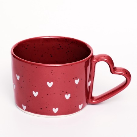 Ceramic mug of “I love you”, 280 ml, red-2