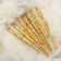 Jewelry decoration "Oblash - curl" (set 7 pcs) 19 cm, gold