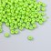 Glass beads 6/0 "Green Lime" 15 g