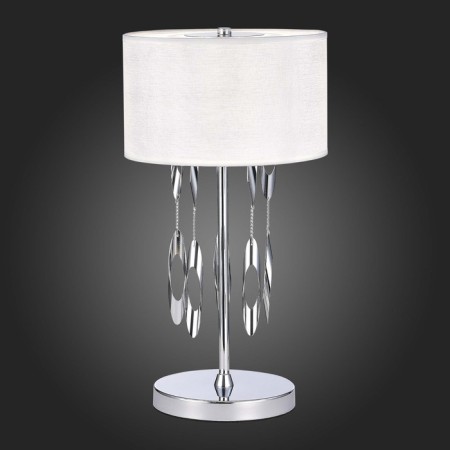 ST LUCE bedside lamp. SL1353.104.01. Nettuno. 1x60 W, E14, 25x25x46 cm, chromium color-2
