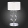 ST LUCE bedside lamp. SL1353.104.01. Nettuno. 1x60 W, E14, 25x25x46 cm, chromium color