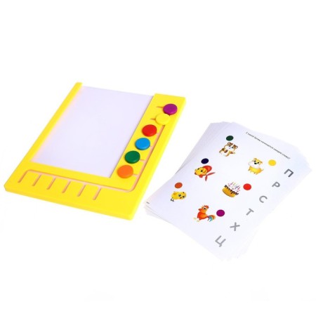 The logical tablet "Smart tablet" with cards, 4-5 years old, according to the Montessori methodology-6