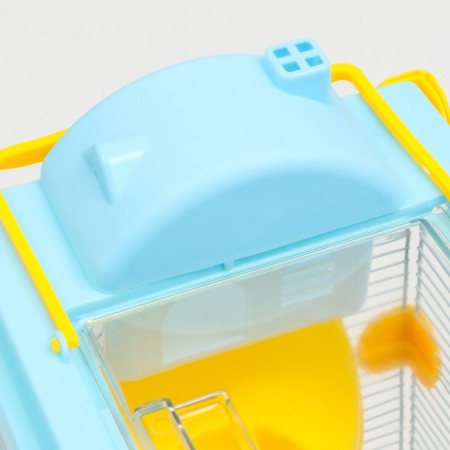 The cage for rodents "Pigzon", 31 x 24 x 46 cm, blue-4