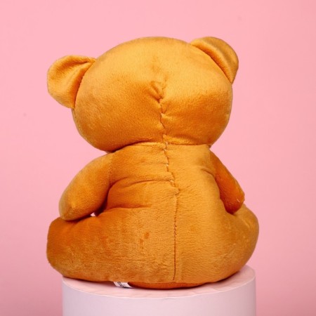 Soft toy "love", bear, color mix-3