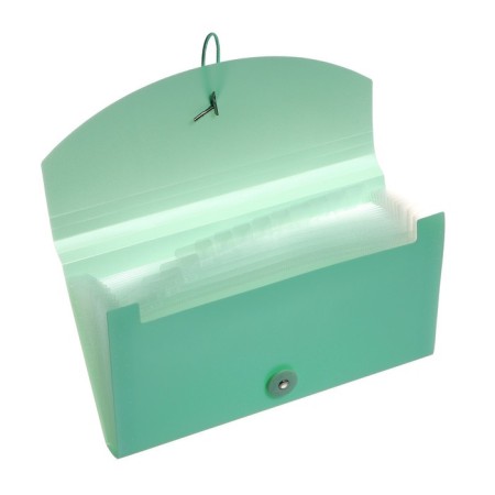 A65 elastic band, 12 departments, green pastel-2
