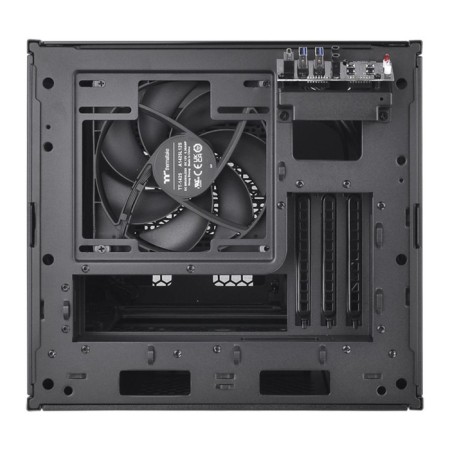 The case Thermaltake The Tower 200 Black without PSU Miniitx 11x120mm 5x140mm 2xusb3.0 Audio Bott 106498-2