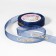 Kapron tape with embossing "Thank you", 15 mm, 23 ± 1 m, dark blue/gold color
