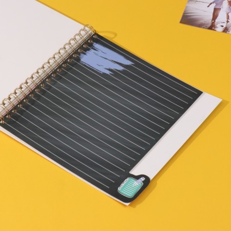Photo album on spirals 20 sheets "again to school" volumetric element + 4 tabs 24x24 cm-6