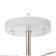 Elena chandelier 3x60W E27 white/gold 45x45x23cm