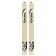 Hunting wood-plastic skis, 155 cm, with a notch