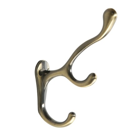 Furniture hook Cappio Wand, three -rod, bronze