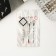 Invisible hair "Altair" (set of 3 pcs) rhombic, 5.5 cm, silver