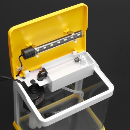 The Seastar HX-180F Aquarium includes: LED lamp, filter, 3.5 l, yellow-4