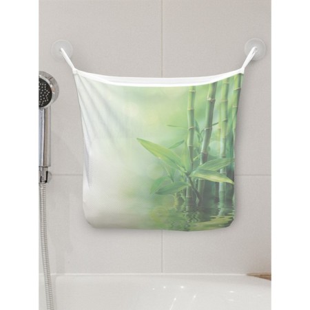 Organizer in a bath on suction “Reflection of nature”, for storing toys and little things, size 33 × 39 cm