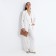 Lightning bag, strap on the wrist, beige color